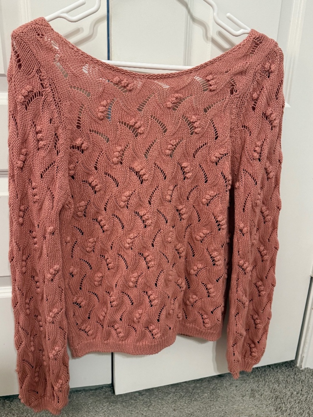 Sézane rose sweater